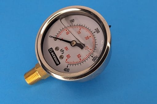 400kpa oil filled water pressure gauge